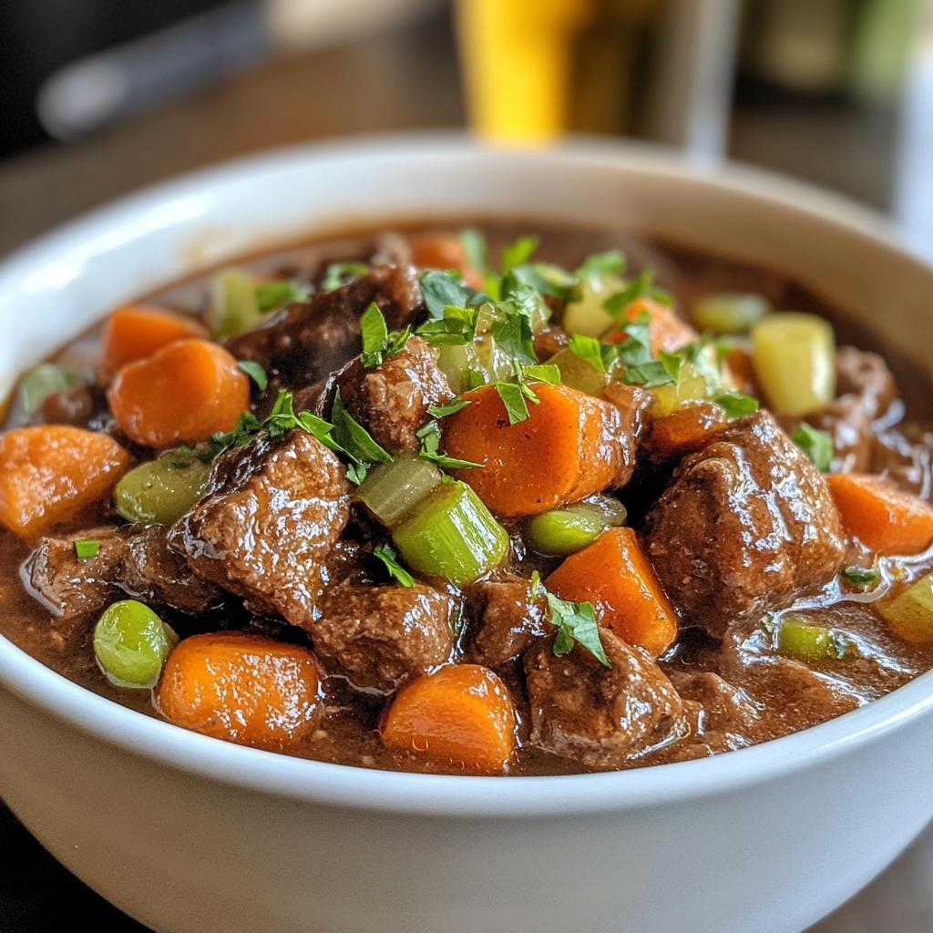 Rundstoof met bier