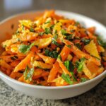 Salade van wortel en sinaasappel