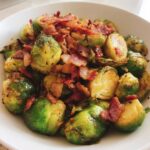 Spruitjes met spekreepjes