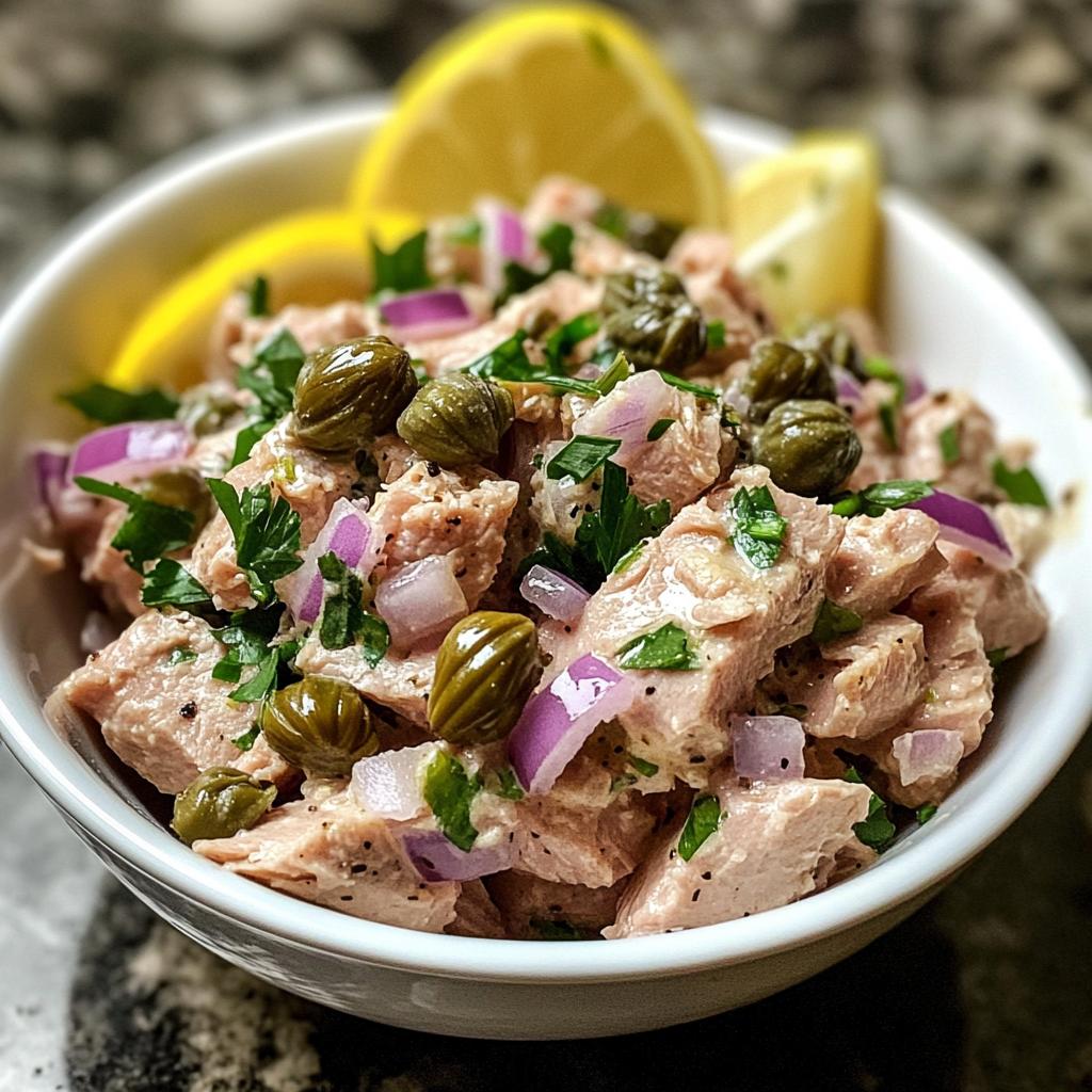 Tonijnsalade met kappertjes