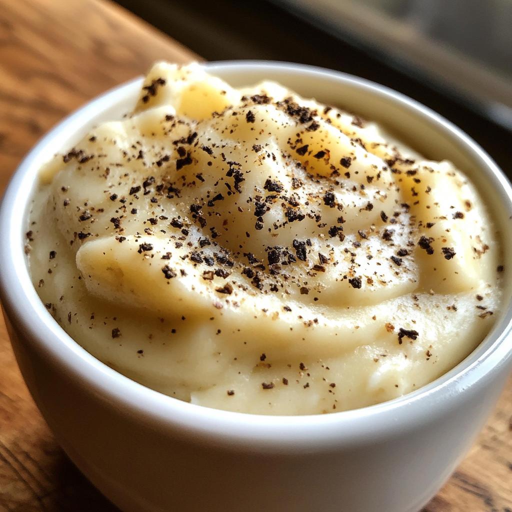 Truffel-aardappelmousse