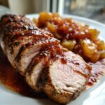 Varkenshaas met appelcompote