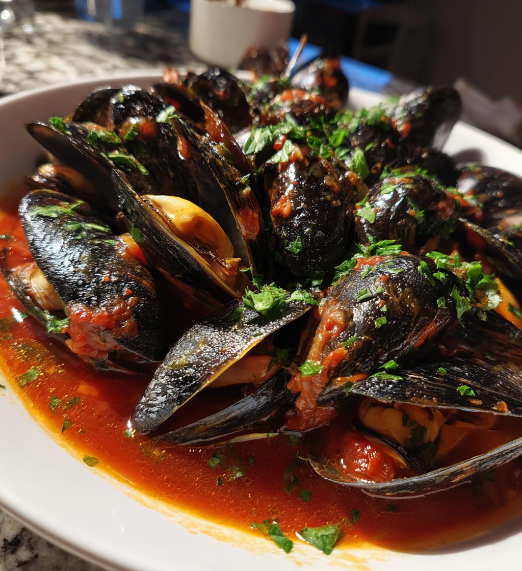 Vongole in tomatenfond