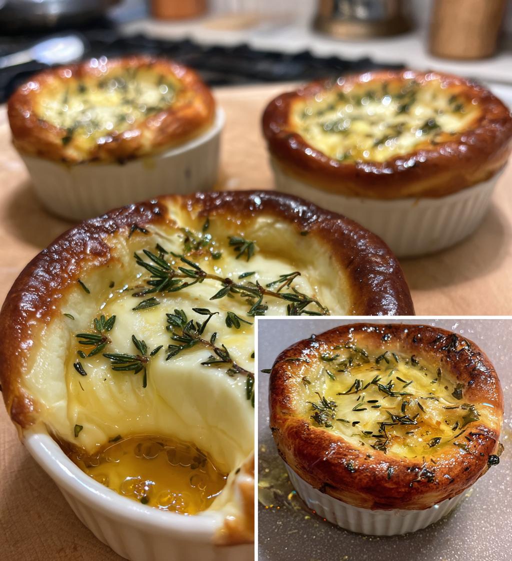 Warme briehapjes met tijm - detail 1