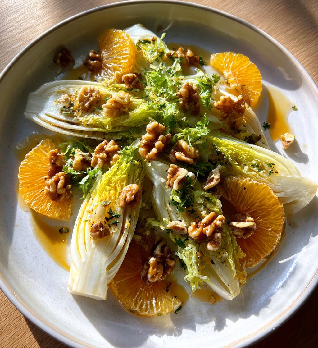 Witlofsalade met sinaasappel