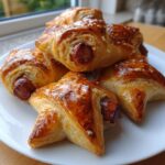 Worstenbroodjes in stervorm