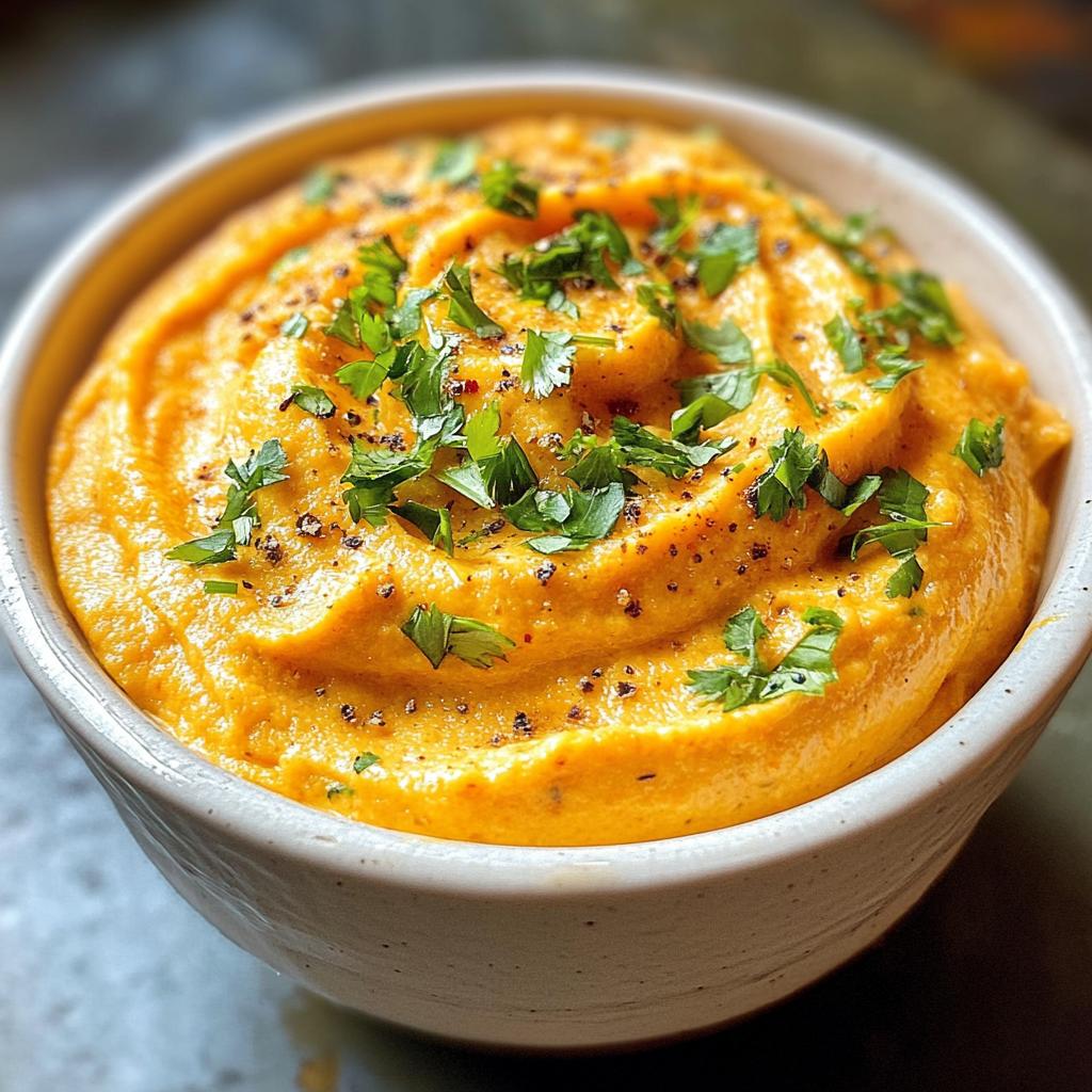 Wortel-ginger mousse met koriander