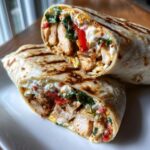 Wraprolletjes met kip en roomkaas