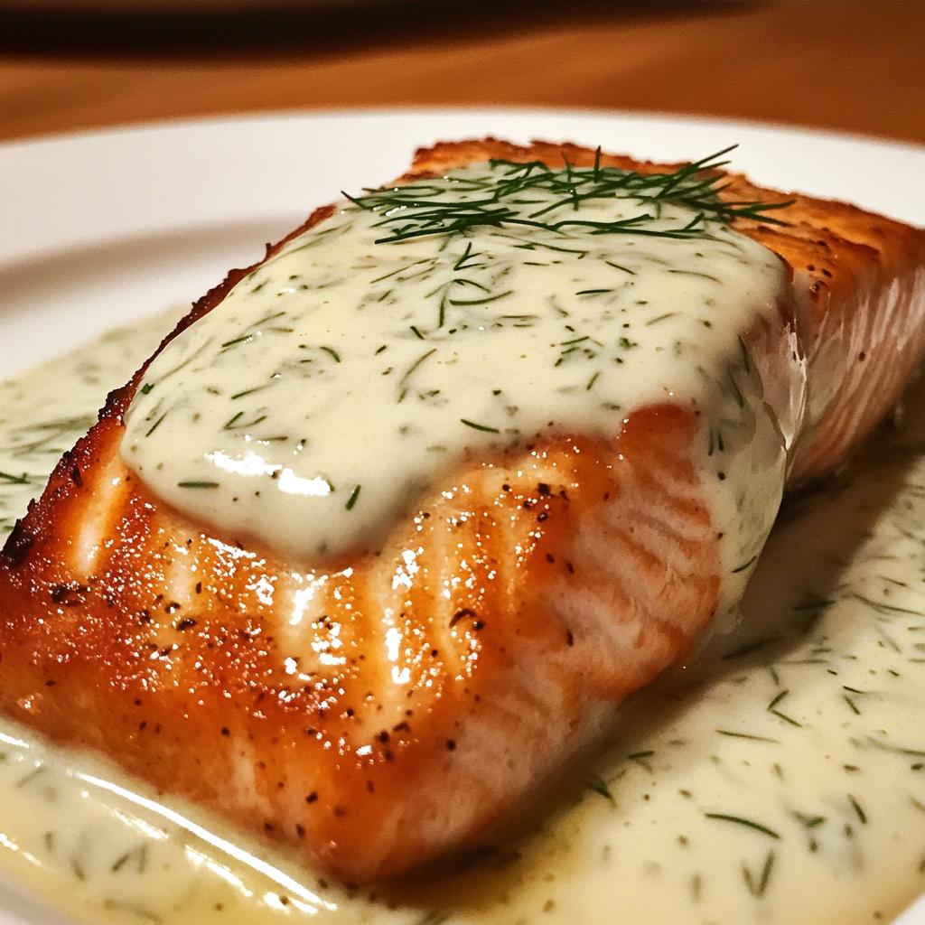 Zalm met dillesaus - detail 1