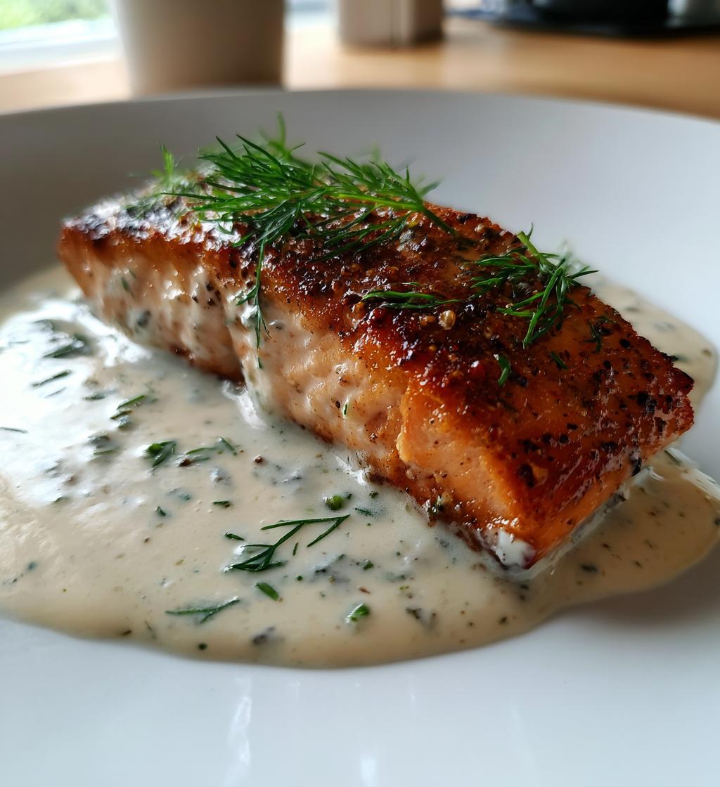 Zalm met roomsaus - detail 1