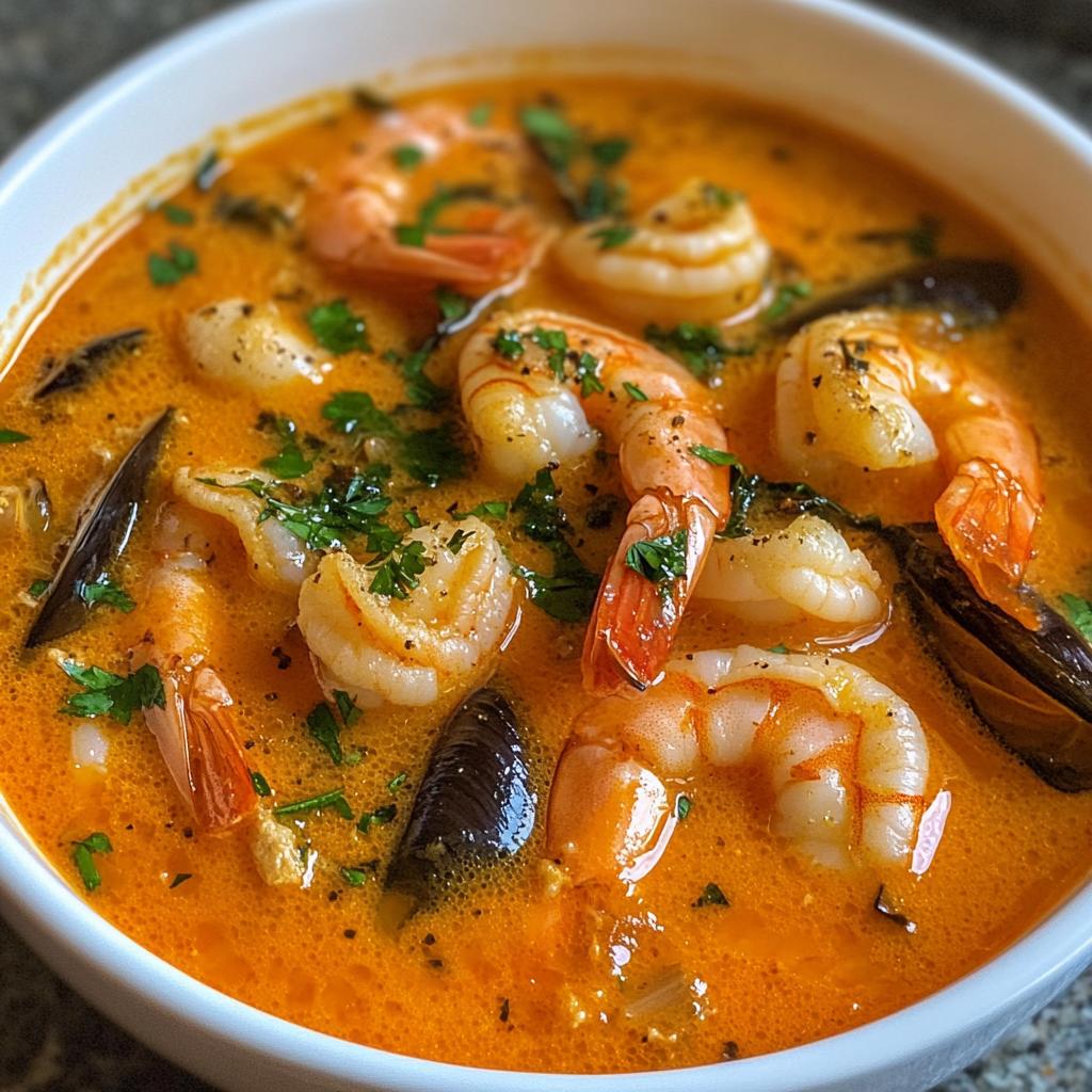 Zeevruchtenbisque - detail 1