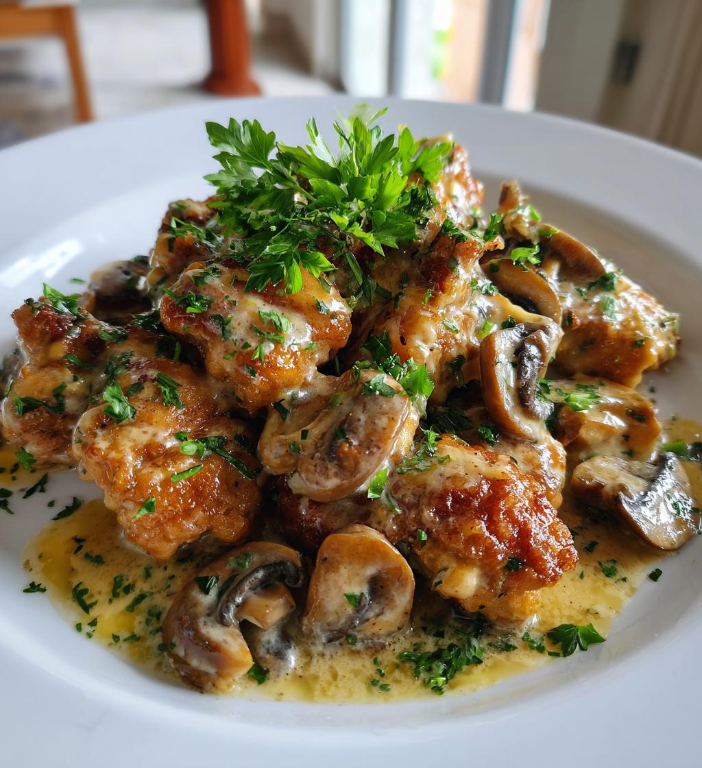 Zwezerik met paddenstoelen