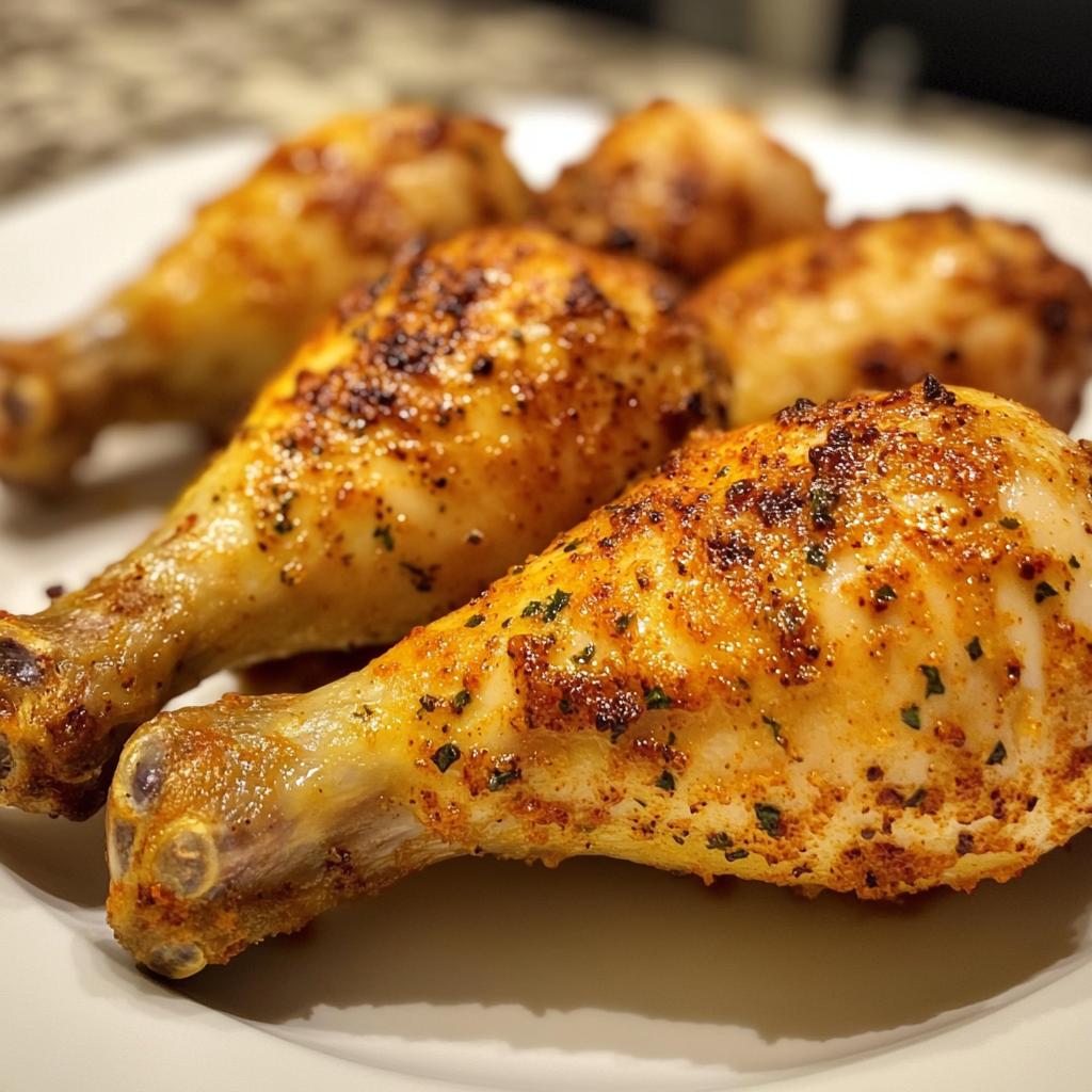 air fryer chicken drumsticks - detail 1