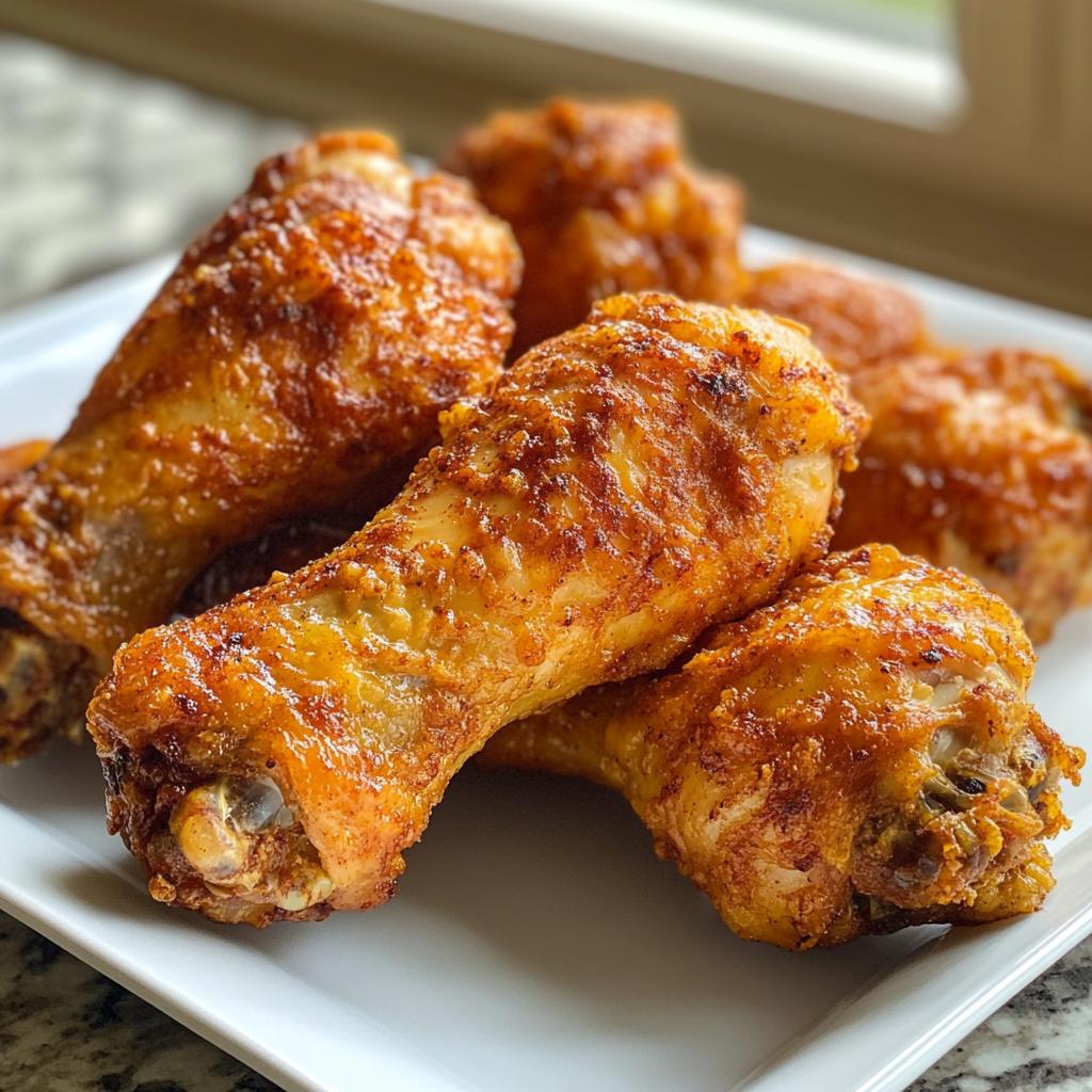 air fryer chicken drumsticks crispy easy - detail 1