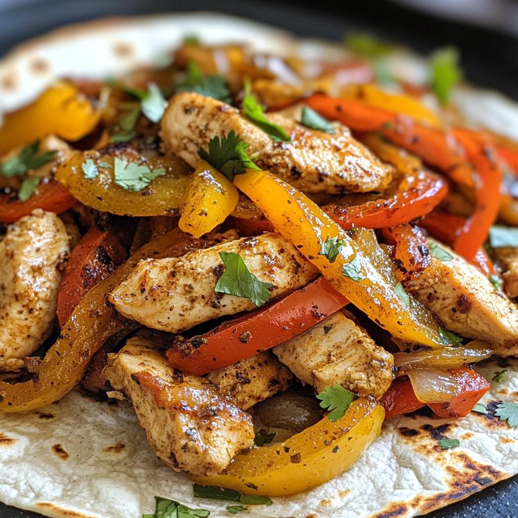 air fryer chicken fajitas