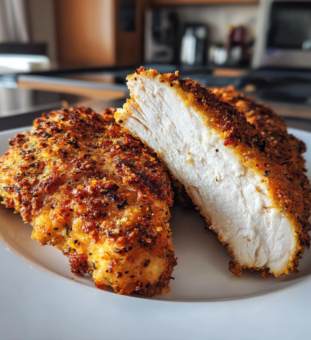 air fryer chicken fillets - detail 1