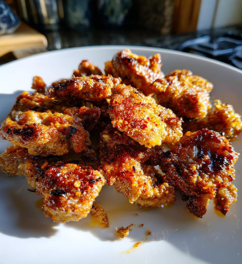 air fryer chicken gizzards - detail 1