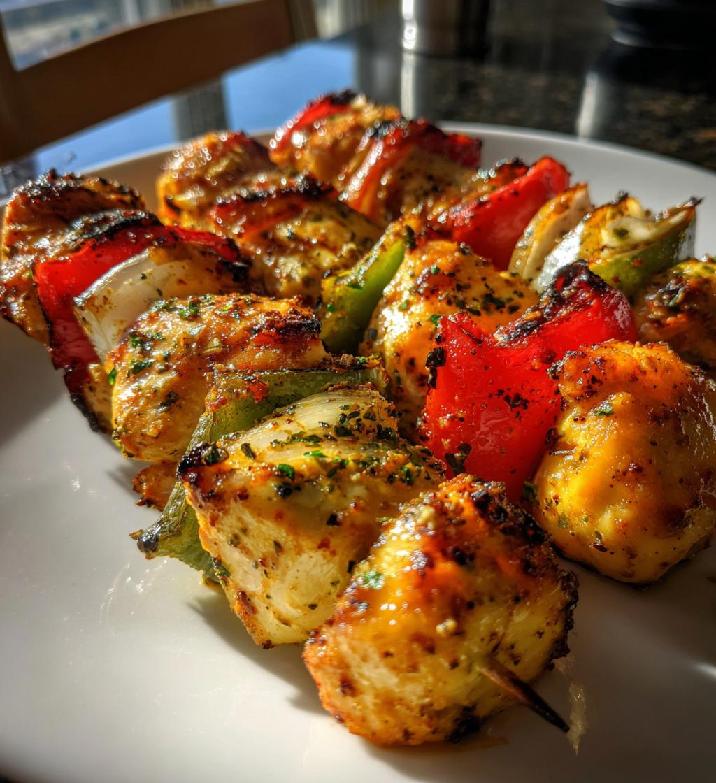 air fryer chicken kabobs