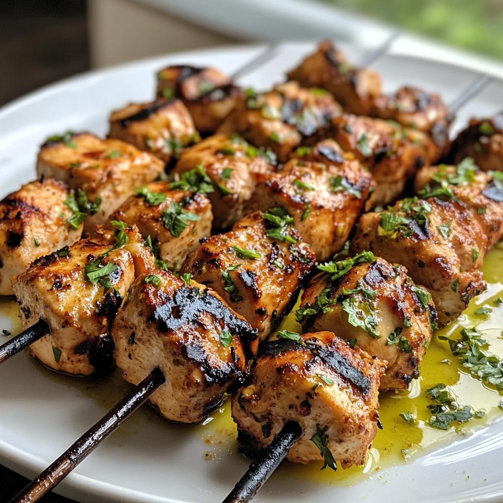 air fryer chicken kebab