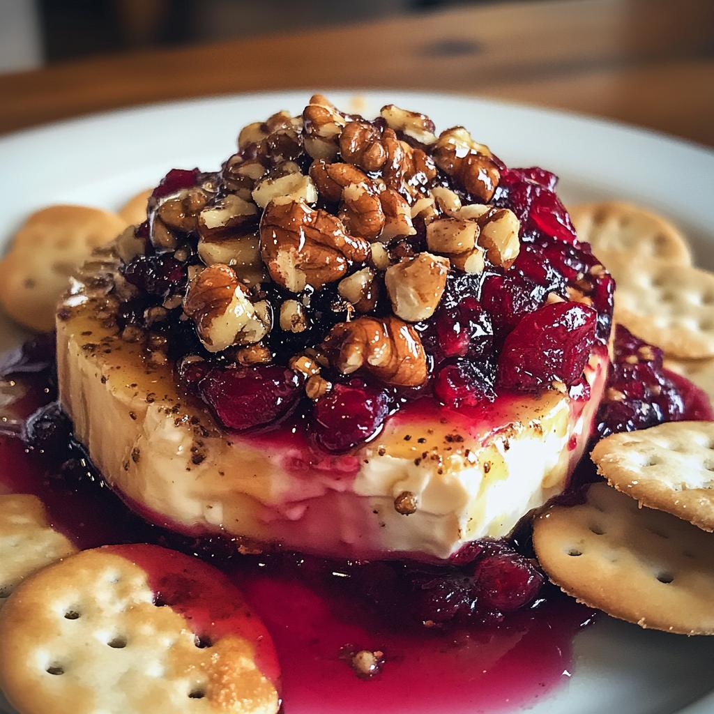 baked cranberry brie