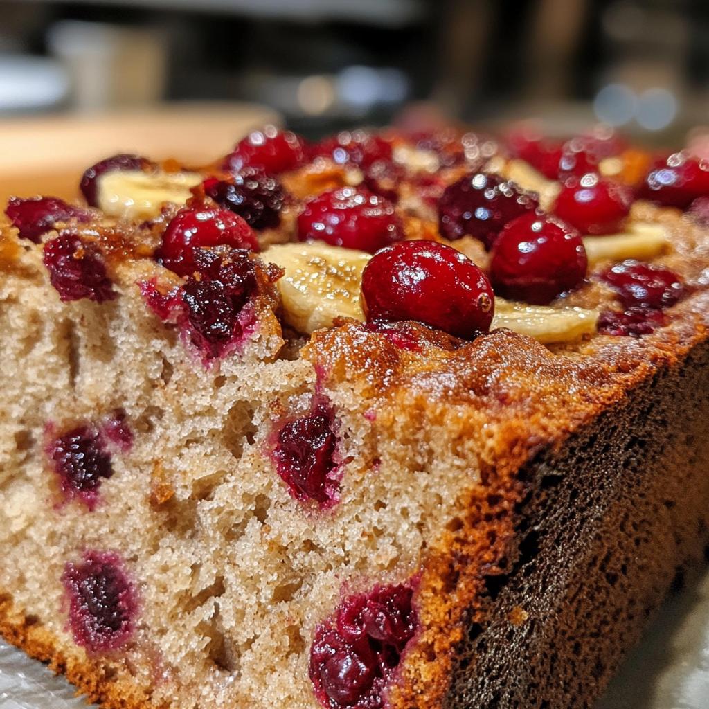 banana cranberry bread