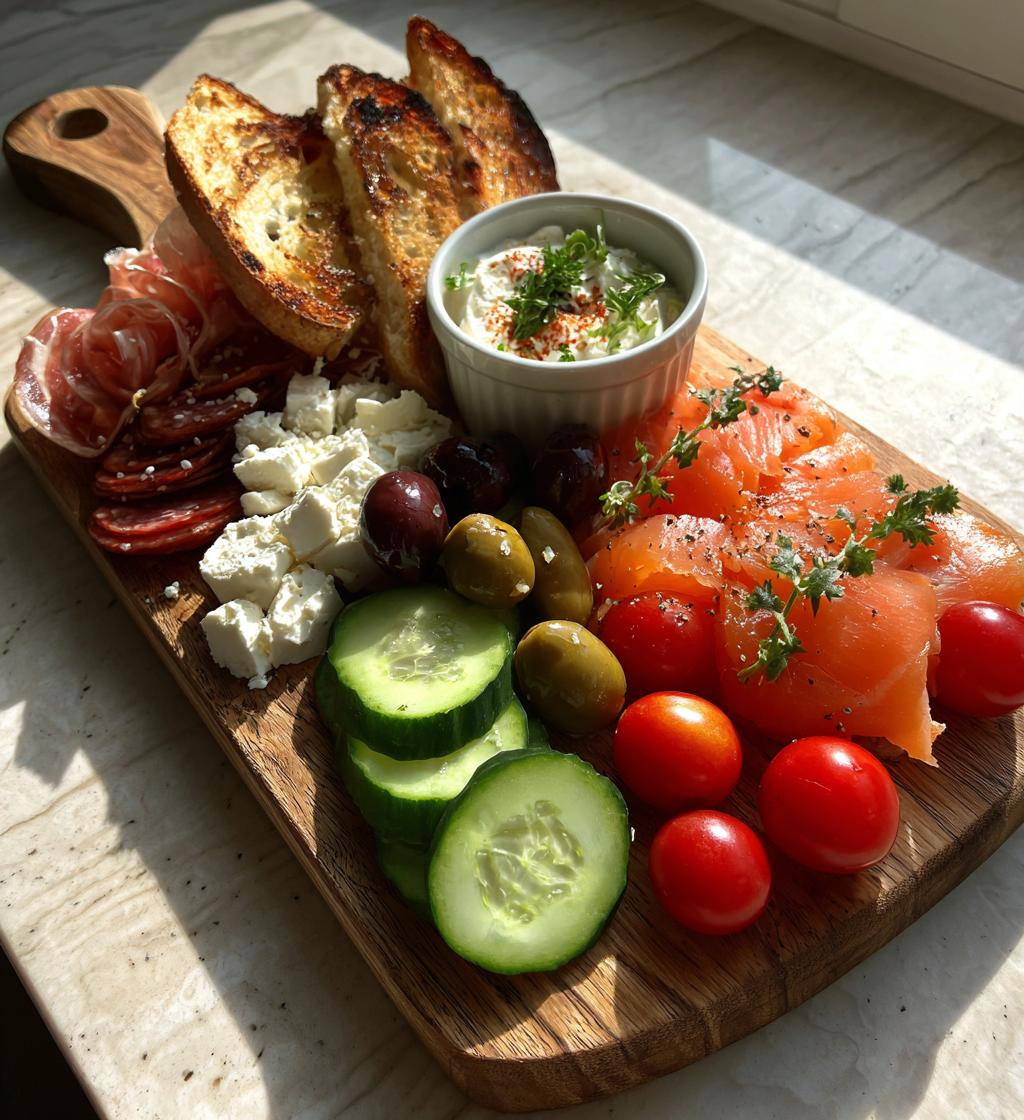 borrelplank hapjes koud - detail 1