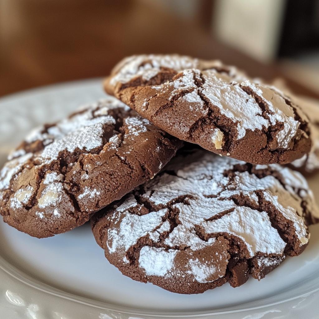 chocolate crinkle cookies