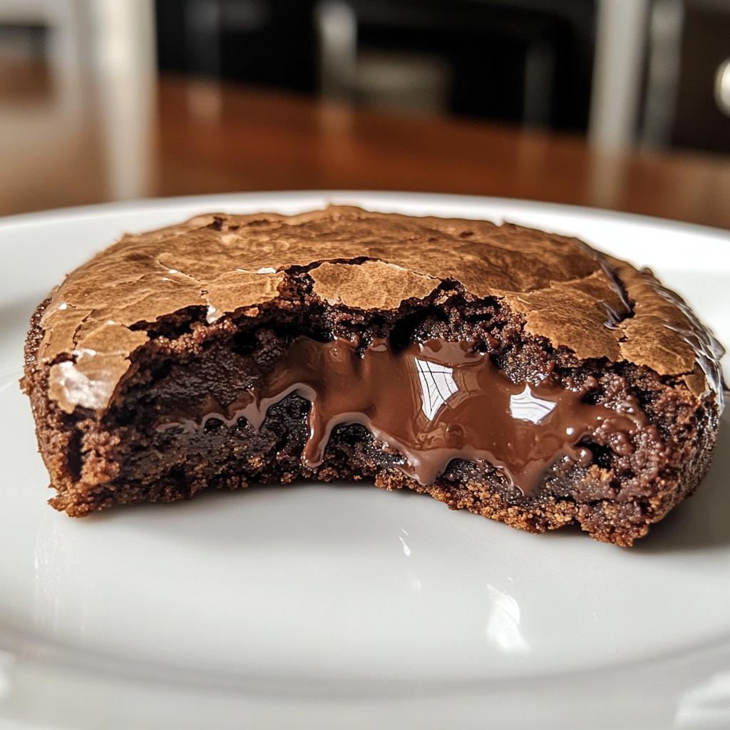 chocolate lava brownie cookies
