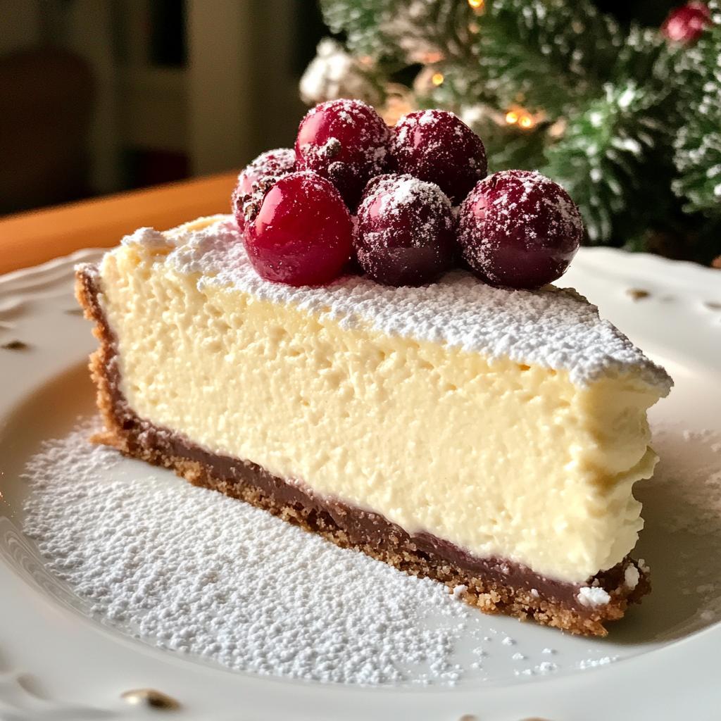 christmas cheesecake - detail 1