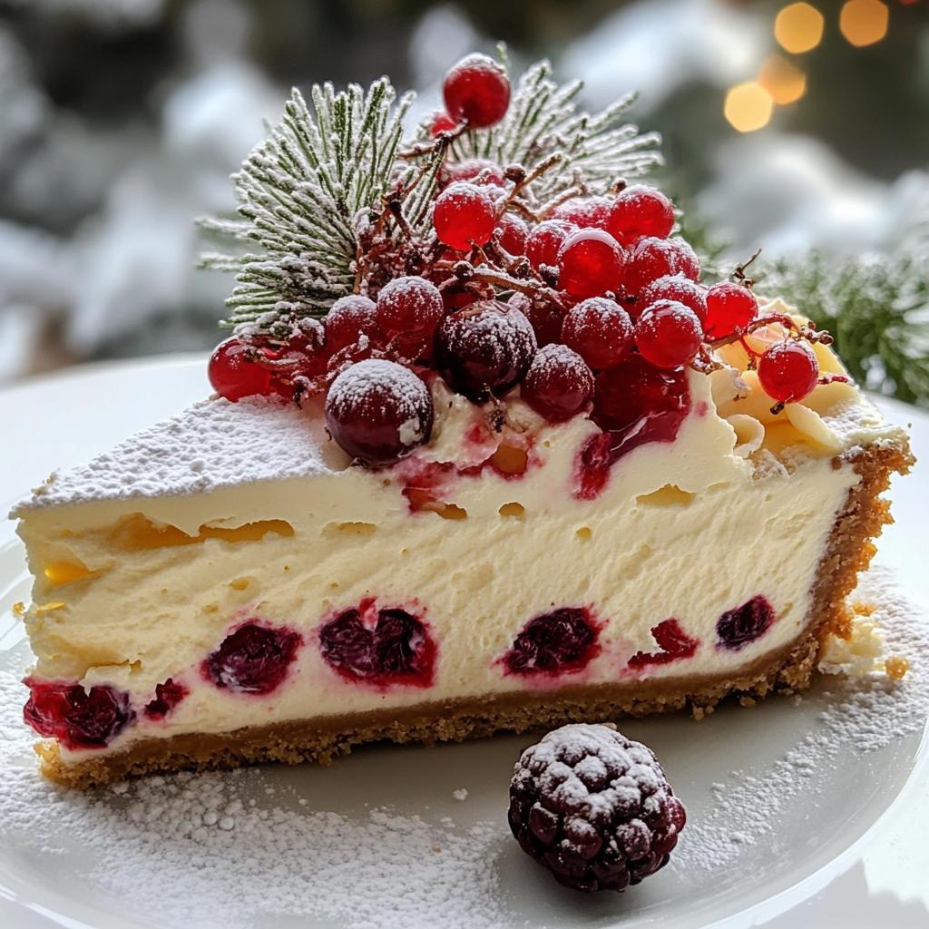 christmas cheesecake decoration