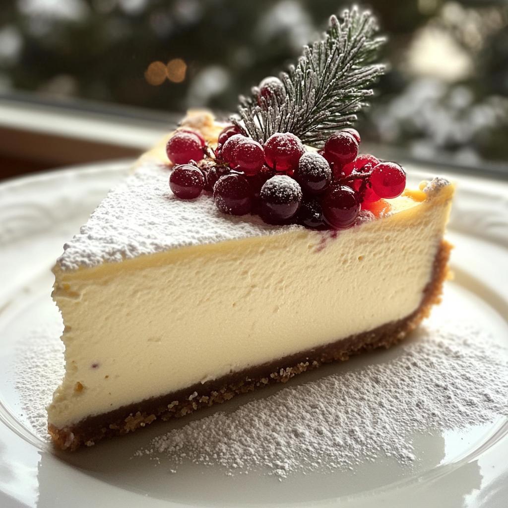 christmas cheesecake