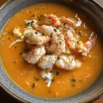 creamy crab and shrimp seafood bisque
