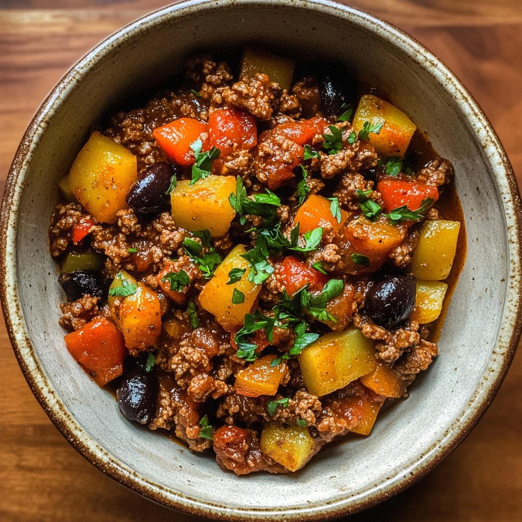 mexican picadillo - detail 1