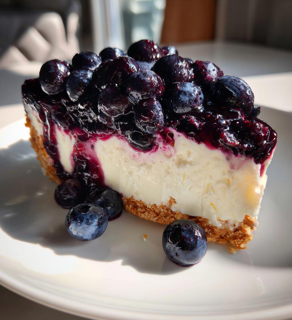 no bake blueberry pie - detail 1