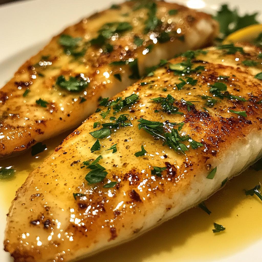 pan fried tilapia with lemon butter sauce