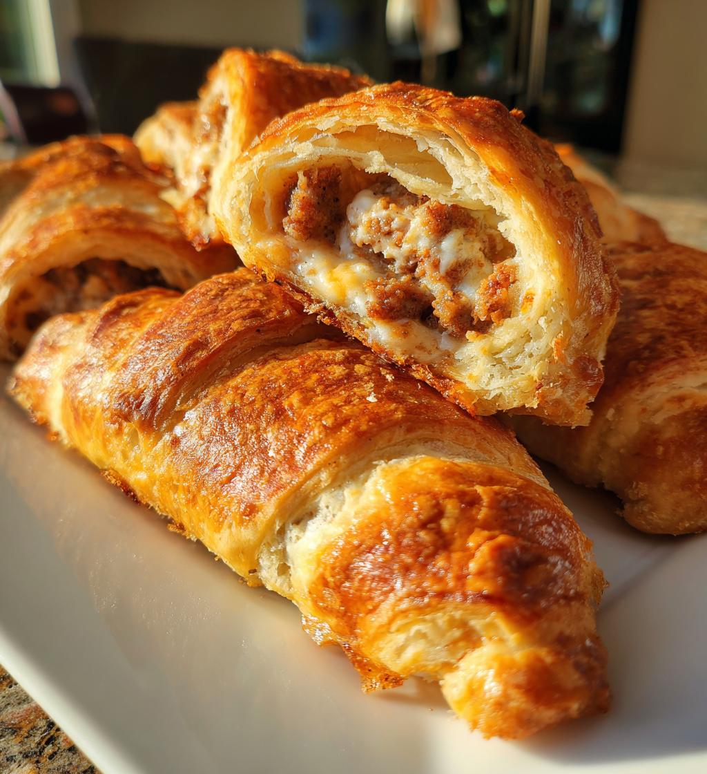 sausage cream cheese crescents