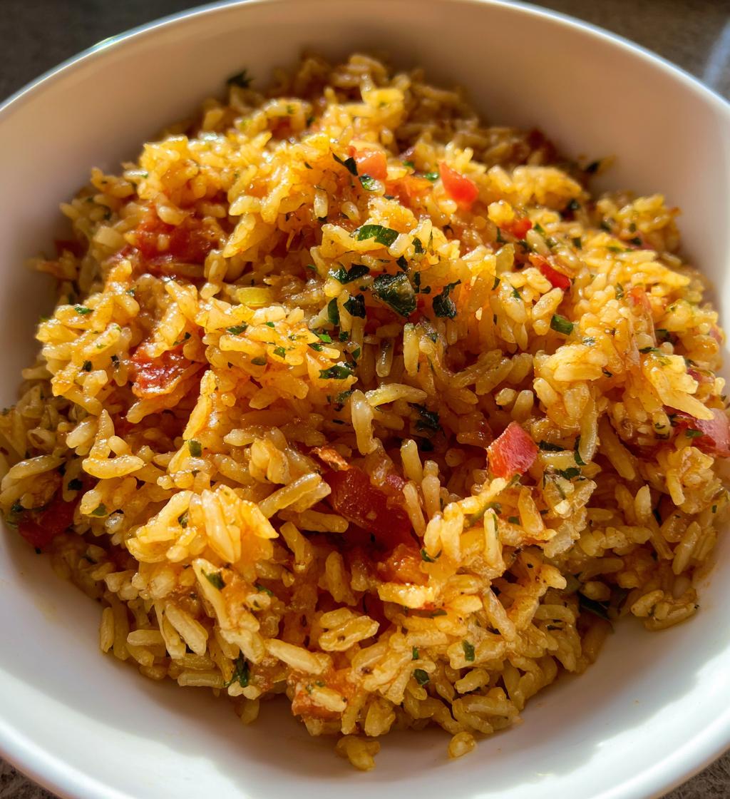 spanish rice - detail 1