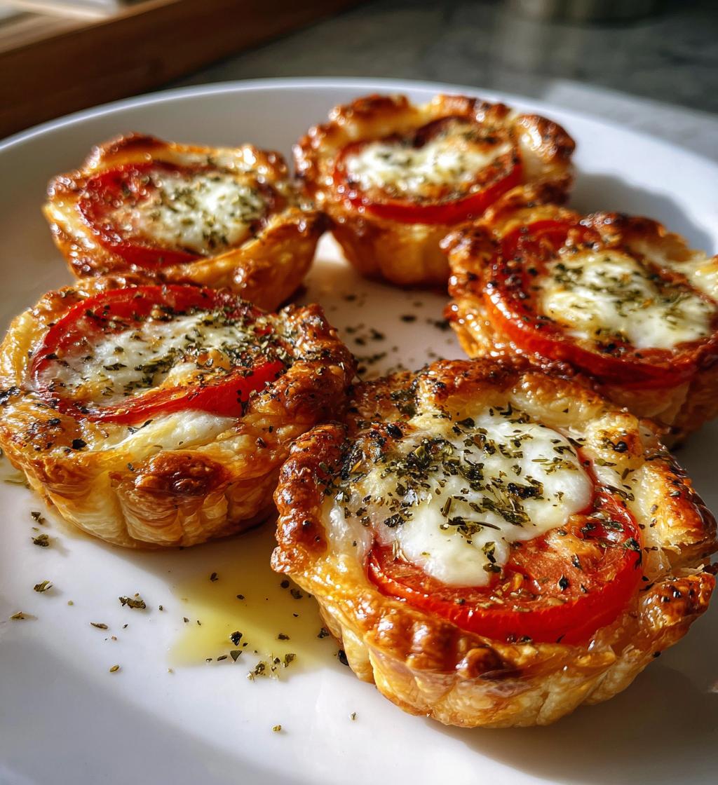 tomato tartlets with puff pastry