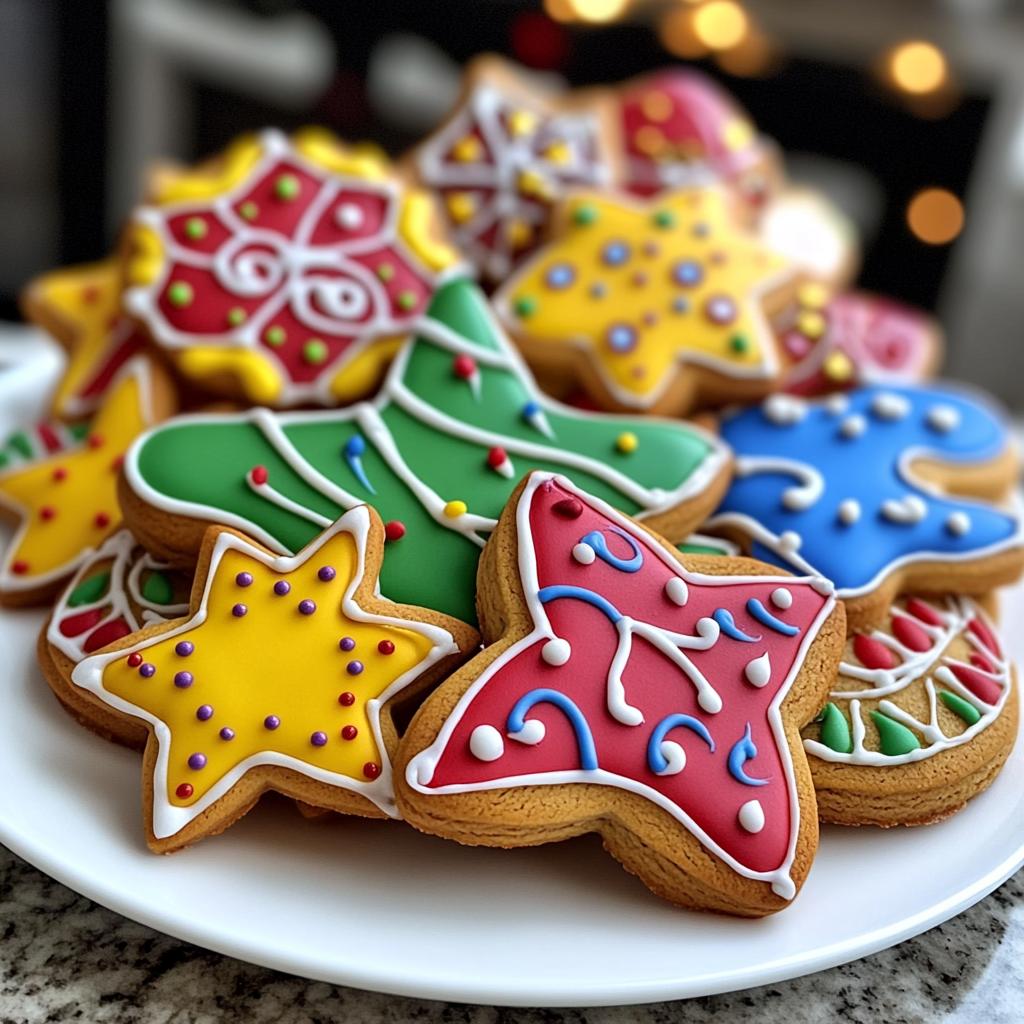 christmas cookies decorated royal icing