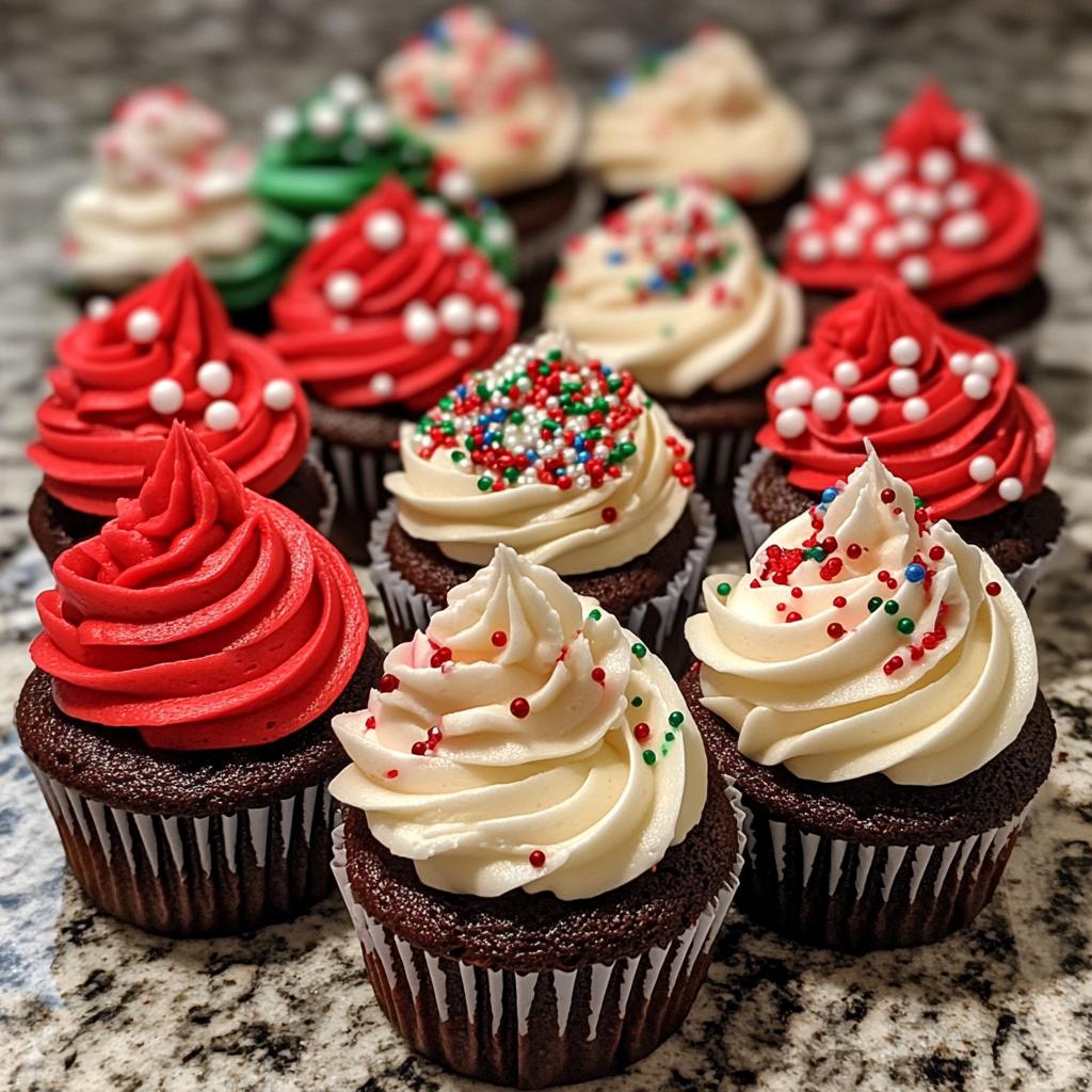 christmas cupcakes decoration