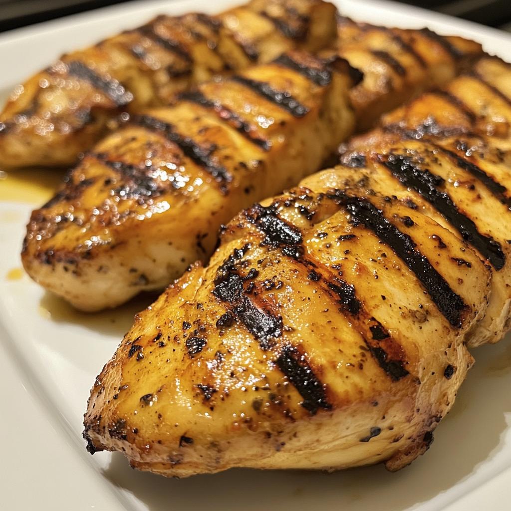 loaded grilled chicken on the griddle